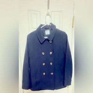 Old Navy - Navy Blue Pea Coat - Size M